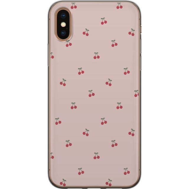 Mobiele hoes voor Apple iPhone XS Max met Kersen ontwerp