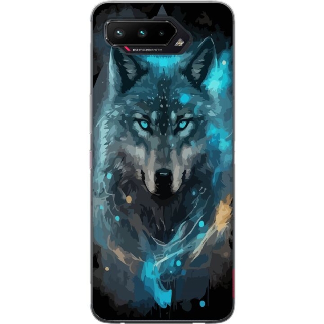 Mobiele hoes voor Asus ROG Phone 5 met Wolf ontwerp