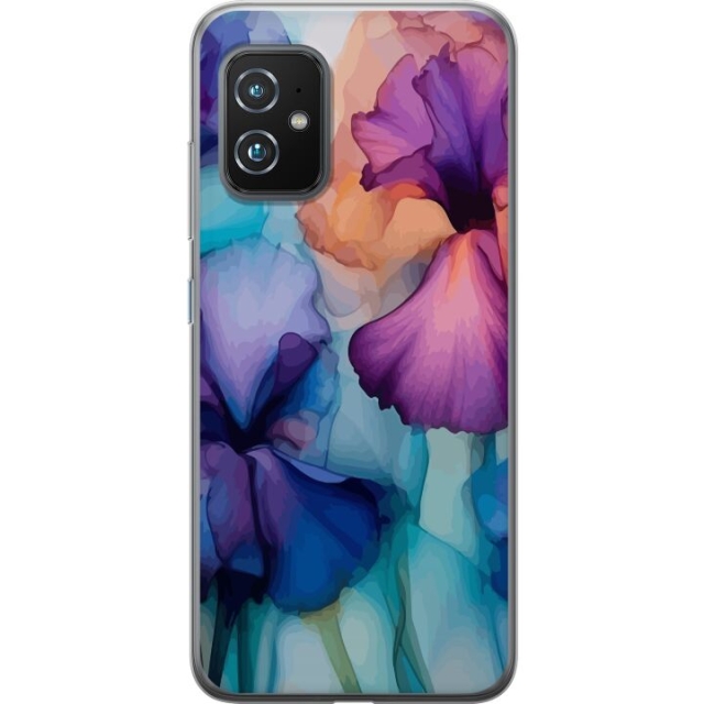 Mobiele hoes voor Asus Zenfone 8 met Magische bloemen ontwerp