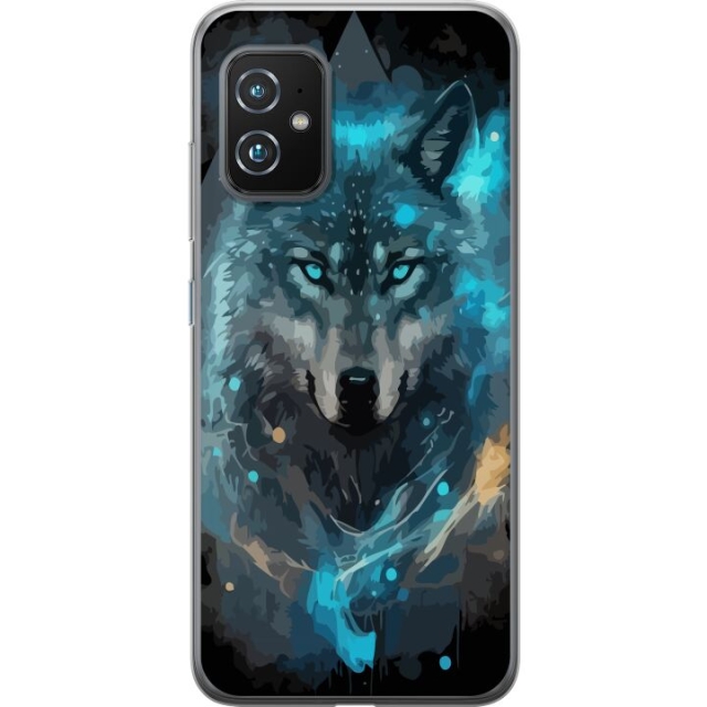 Mobiele hoes voor Asus Zenfone 8 met Wolf ontwerp