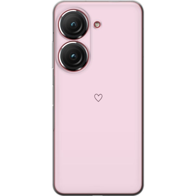 Mobiele hoes voor Asus Zenfone 9 met Hart ontwerp