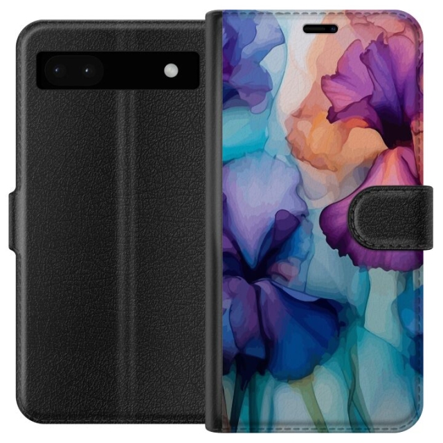 Portemonnee-hoesje voor Google Pixel 6a met Magische bloemen ontwerp