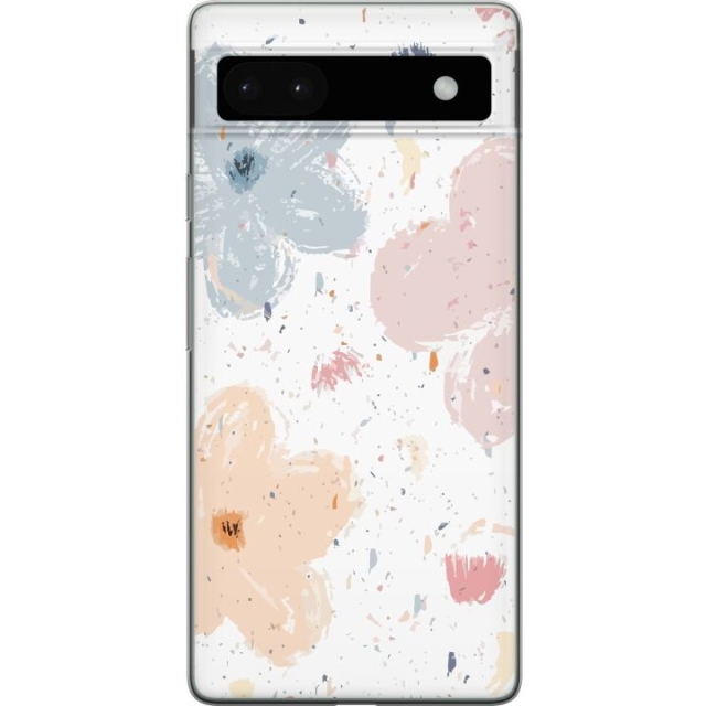 Mobiele hoes voor Google Pixel 6a met Bloemen ontwerp
