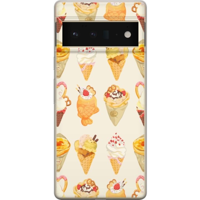 Mobiele hoes voor Google Pixel 6 Pro met Glasachtig ontwerp