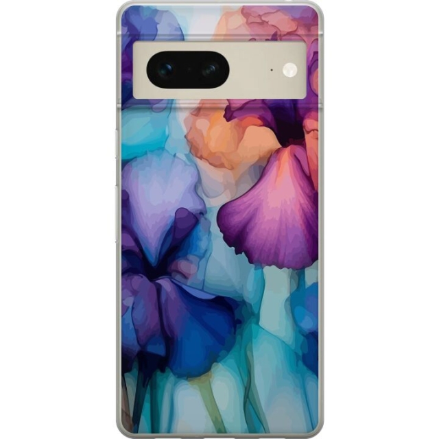 Mobiele hoes voor Google Pixel 7 met Magische bloemen ontwerp