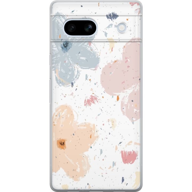 Mobiele hoes voor Google Pixel 7a met Bloemen ontwerp