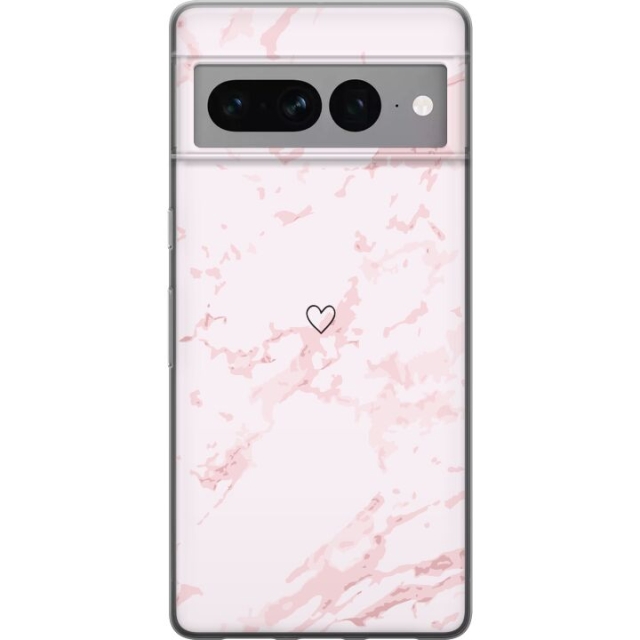 Mobiele hoes voor Google Pixel 7 Pro met Roze Hart ontwerp