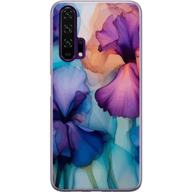 Mobiele hoes voor Honor 20 Pro met Magische bloemen ontwerp