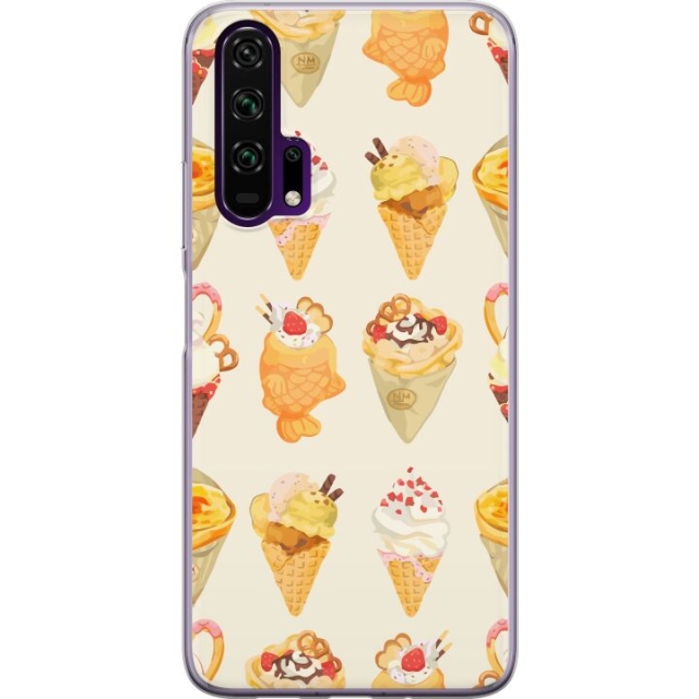 Mobiele hoes voor Honor 20 Pro met Glasachtig ontwerp