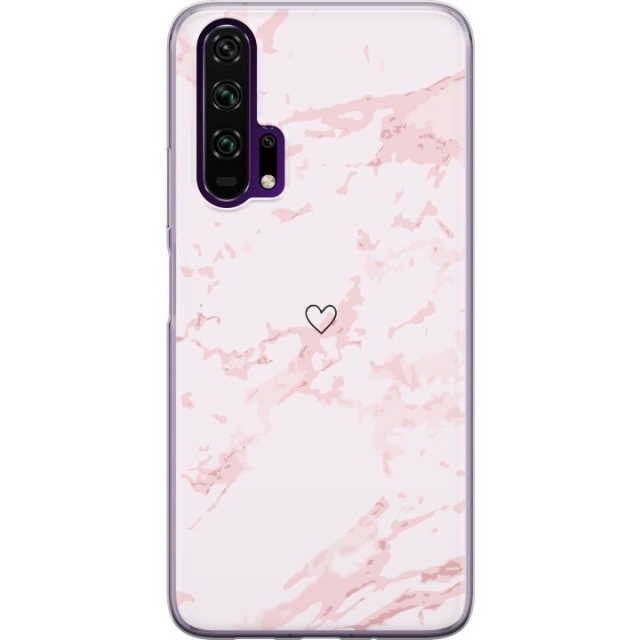 Mobiele hoes voor Honor 20 Pro met Roze Hart ontwerp