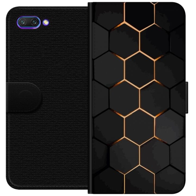 Portemonnee-hoesje voor Honor 10 met Luxe Patroon ontwerp