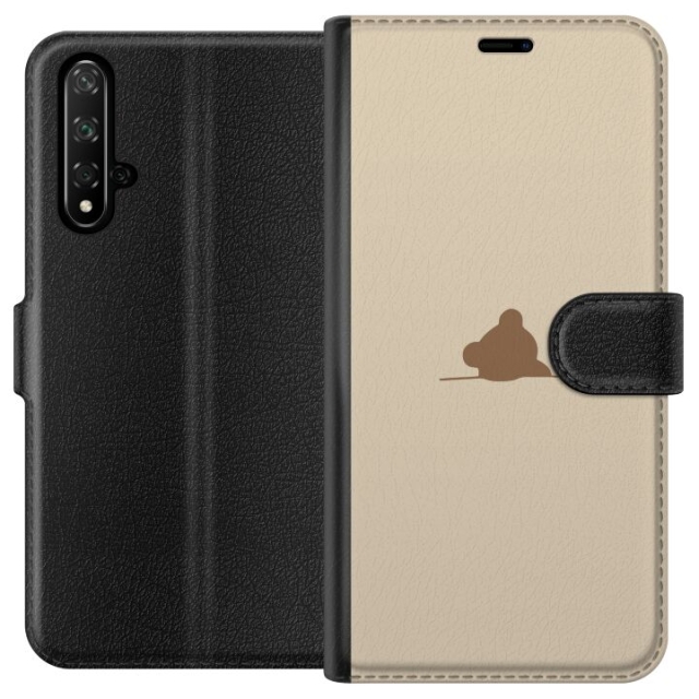 Portemonnee-hoesje voor Honor 20 met Nalle ontwerp