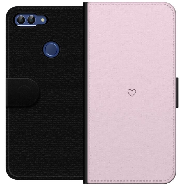 Portemonnee-hoesje voor Huawei P smart met Hart ontwerp