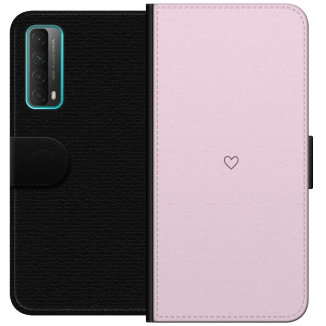 Portemonnee-hoesje voor Huawei P smart 2021 met Hart ontwerp