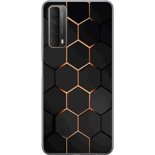 Mobiele hoes voor Huawei P smart 2021 met Luxe Patroon ontwerp