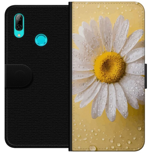 Portemonnee-hoesje voor Huawei P smart 2019 met Porseleinbloem ontwerp