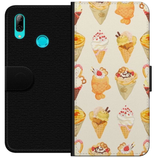 Portemonnee-hoesje voor Huawei P smart 2019 met Glasachtig ontwerp