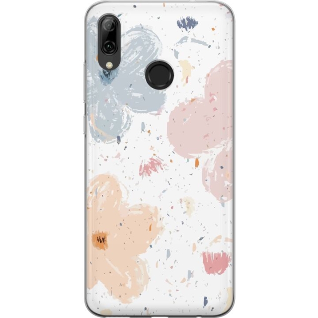 Mobiele hoes voor Huawei P smart 2019 met Bloemen ontwerp