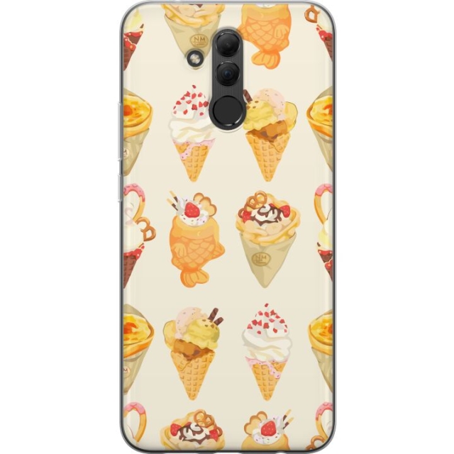 Mobiele hoes voor Huawei Mate 20 lite met Glasachtig ontwerp