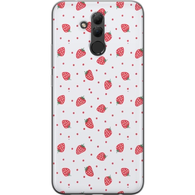 Mobiele hoes voor Huawei Mate 20 lite met Aardbeien ontwerp