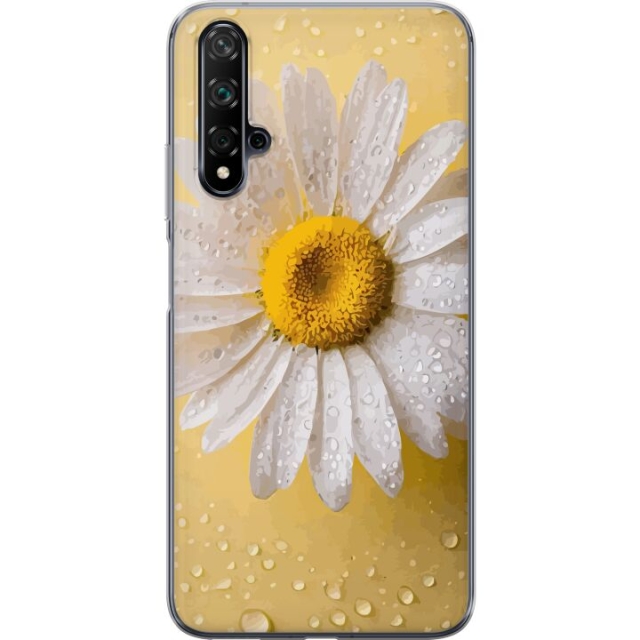 Mobiele hoes voor Huawei nova 5T met Porseleinbloem ontwerp