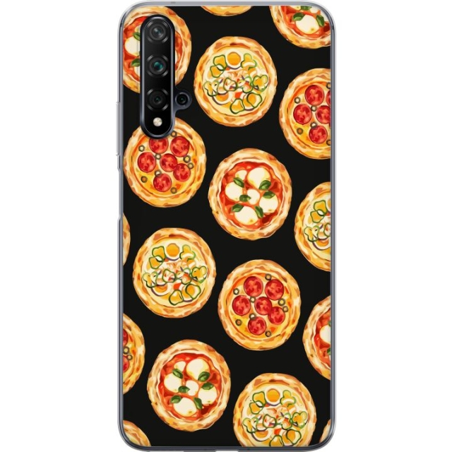 Mobiele hoes voor Huawei nova 5T met Pizza ontwerp