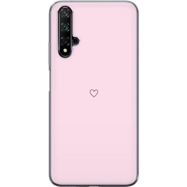 Mobiele hoes voor Huawei nova 5T met Hart ontwerp