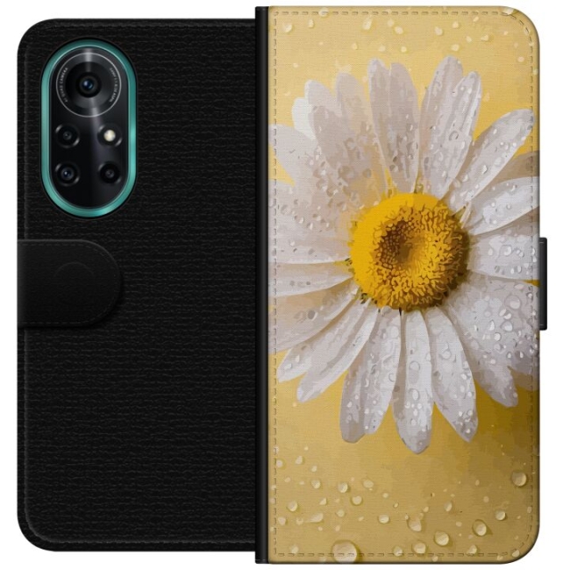 Portemonnee-hoesje voor Huawei nova 8 Pro met Porseleinbloem ontwerp