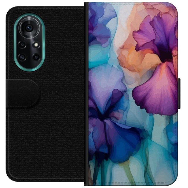 Portemonnee-hoesje voor Huawei nova 8 Pro met Magische bloemen ontwerp