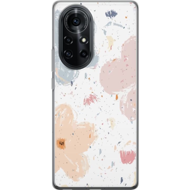Mobiele hoes voor Huawei nova 8 Pro met Bloemen ontwerp
