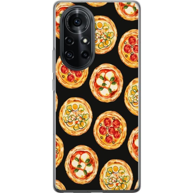 Mobiele hoes voor Huawei nova 8 Pro met Pizza ontwerp