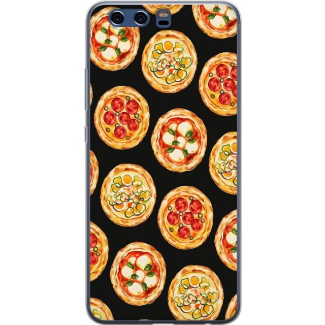 Mobiele hoes voor Huawei P10 met Pizza ontwerp