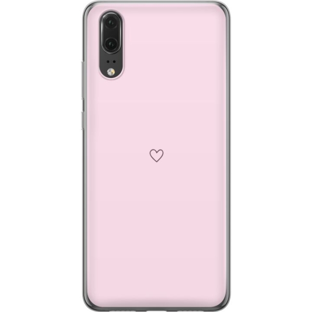 Mobiele hoes voor Huawei P20 met Hart ontwerp