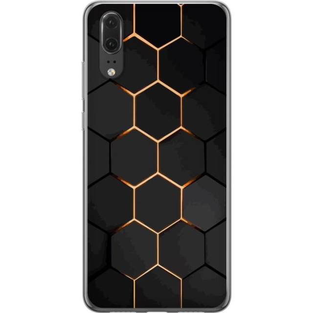 Mobiele hoes voor Huawei P20 met Luxe Patroon ontwerp