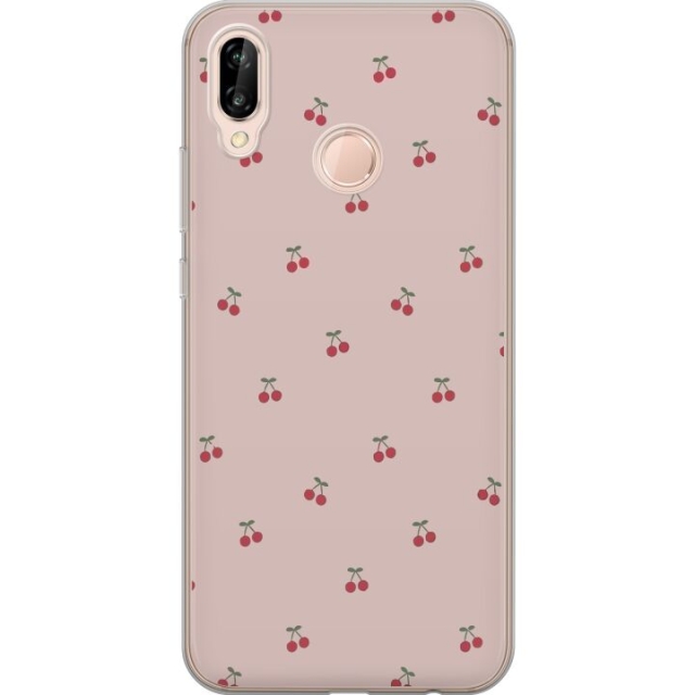 Mobiele hoes voor Huawei P20 lite met Kersen ontwerp