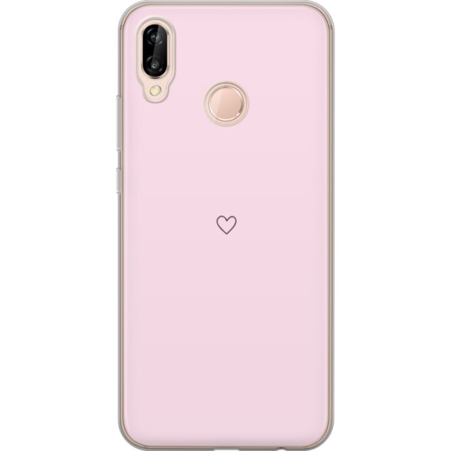 Mobiele hoes voor Huawei P20 lite met Hart ontwerp