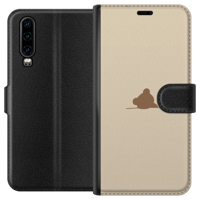 Portemonnee-hoesje voor Huawei P30 met Nalle ontwerp