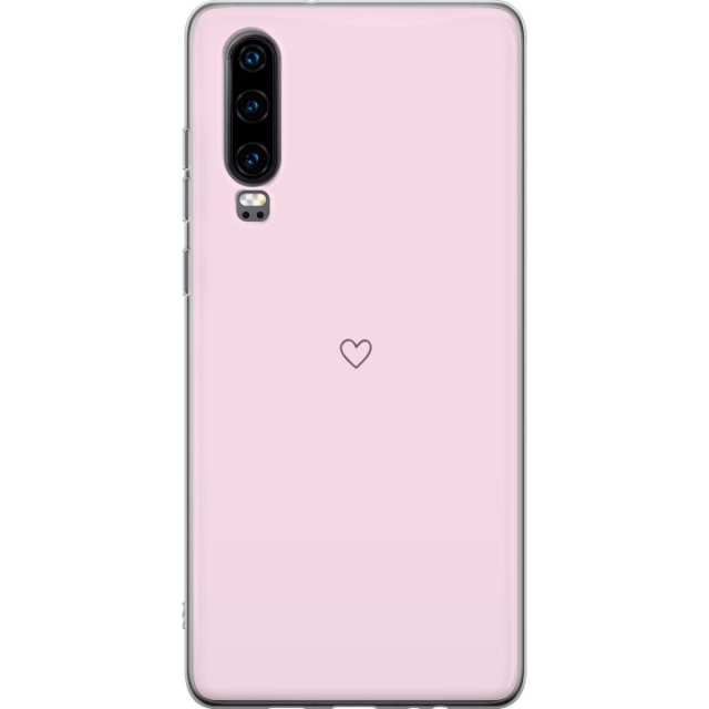 Mobiele hoes voor Huawei P30 met Hart ontwerp