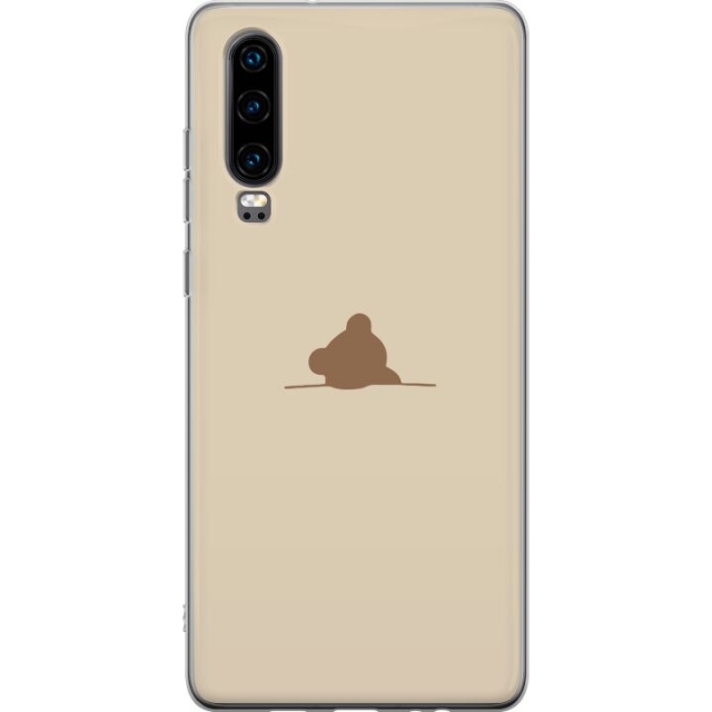 Mobiele hoes voor Huawei P30 met Nalle ontwerp
