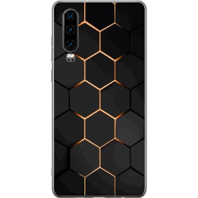 Mobiele hoes voor Huawei P30 met Luxe Patroon ontwerp