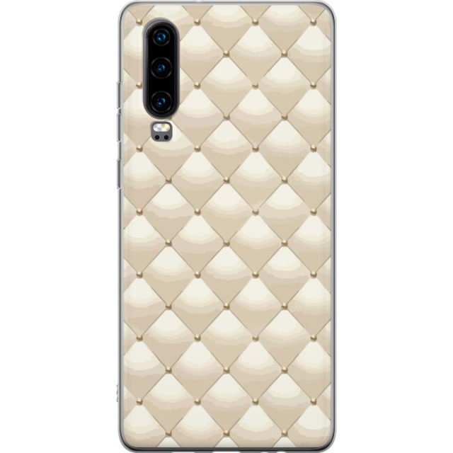 Mobiele hoes voor Huawei P30 met Goudglans ontwerp