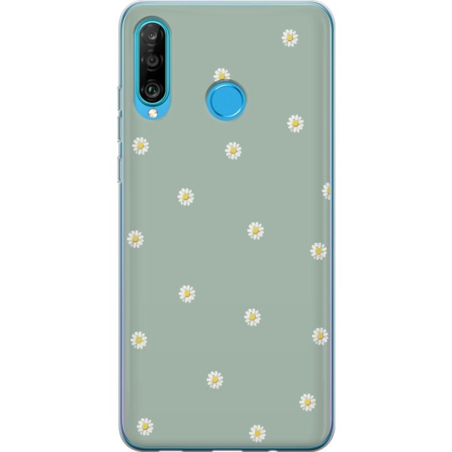 Mobiele hoes voor Huawei P30 lite met Priesterkragen ontwerp