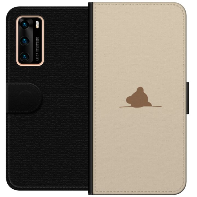 Portemonnee-hoesje voor Huawei P40 met Nalle ontwerp