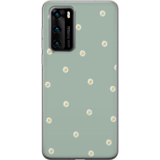 Mobiele hoes voor Huawei P40 met Priesterkragen ontwerp