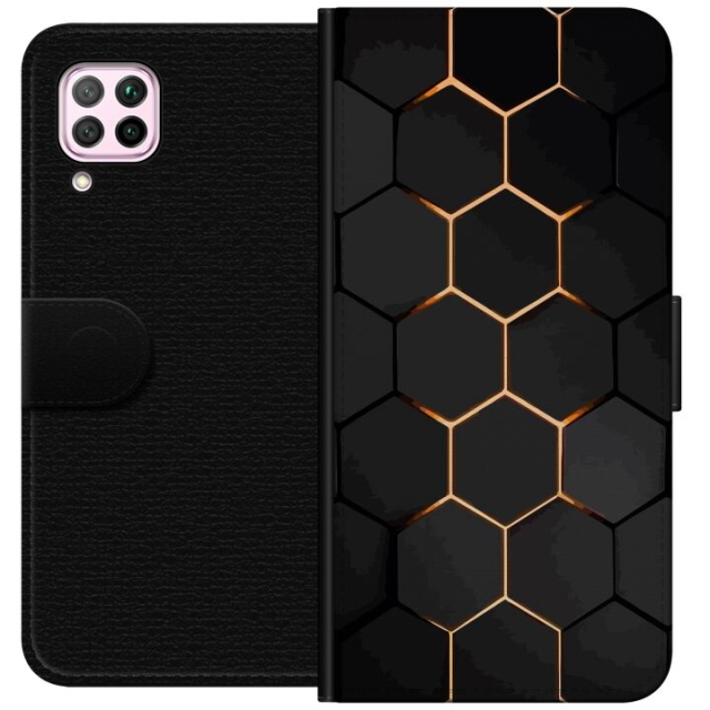 Portemonnee-hoesje voor Huawei P40 lite met Luxe Patroon ontwerp