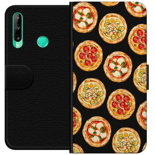 Portemonnee-hoesje voor Huawei P40 lite E met Pizza ontwerp