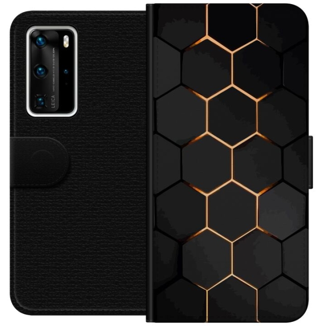 Portemonnee-hoesje voor Huawei P40 Pro met Luxe Patroon ontwerp