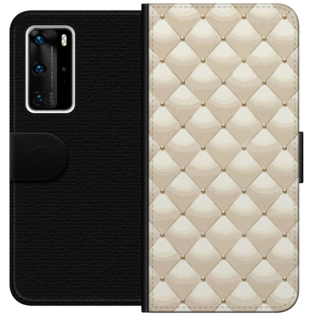 Portemonnee-hoesje voor Huawei P40 Pro met Goudglans ontwerp