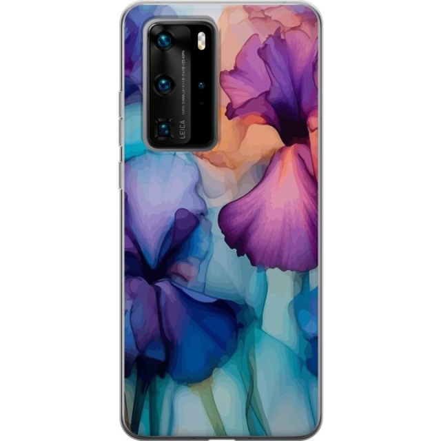 Mobiele hoes voor Huawei P40 Pro met Magische bloemen ontwerp