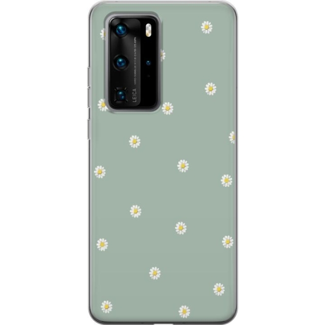 Mobiele hoes voor Huawei P40 Pro met Priesterkragen ontwerp